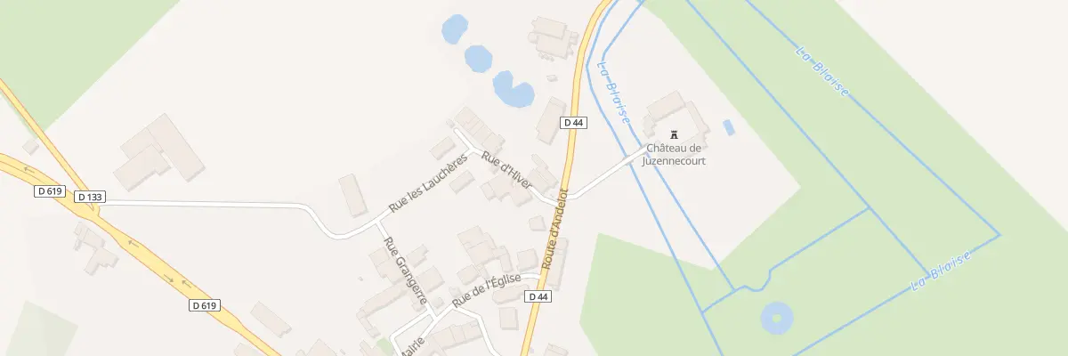 Plan du 2 Rue d’Hiver à Juzennecourt