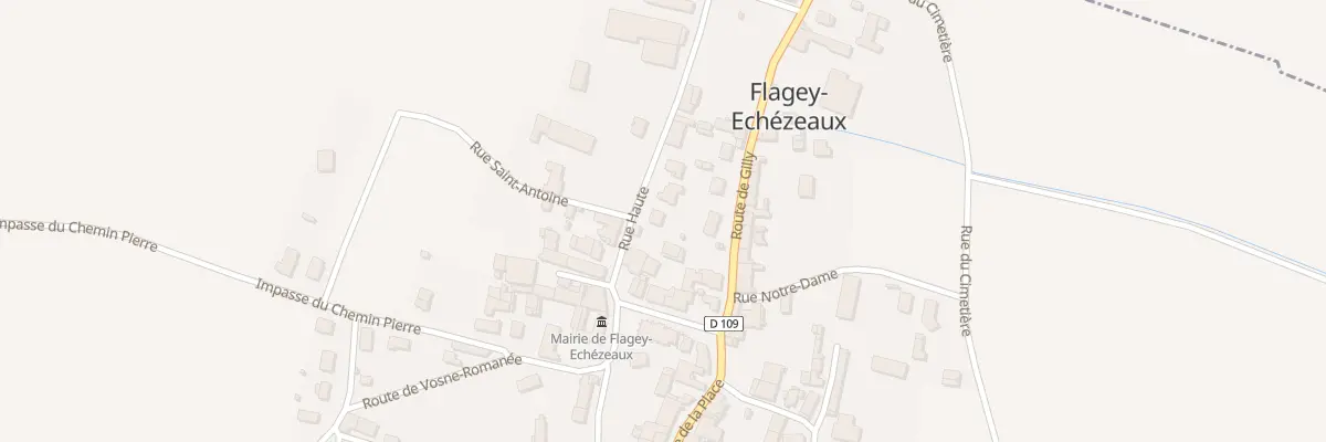 Plan du 10 Rue Haute à Flagey-Echézeaux