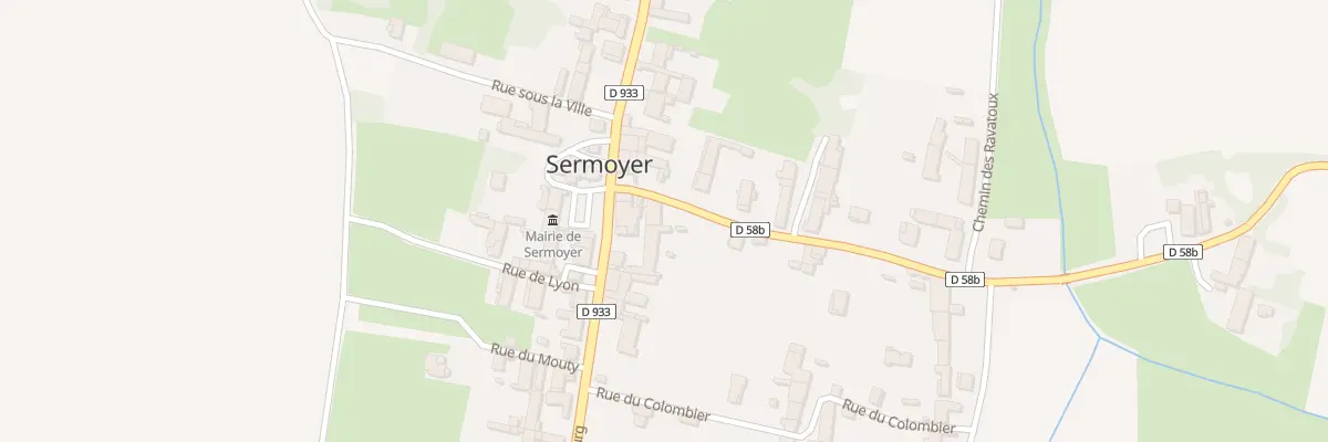 Plan du 50 Rte des Thibauts à Sermoyer