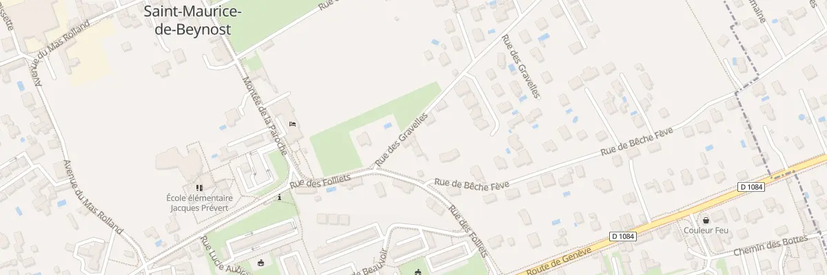 Plan du 6 Rue des Gravelles à Saint-Maurice-de-Beynost