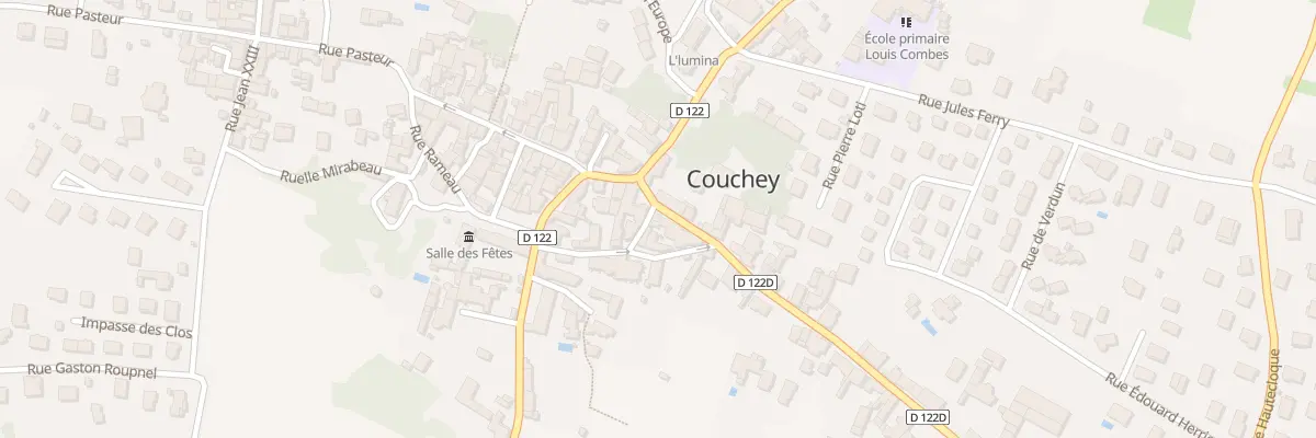 Plan du 4 Rue Jean Jaurès à Couchey