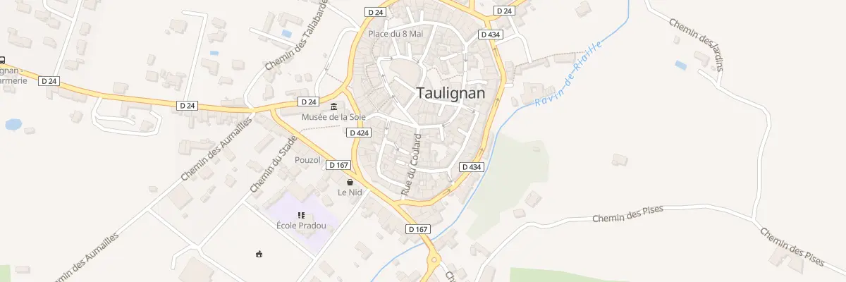 Plan du 5484 Le Bourg à Taulignan