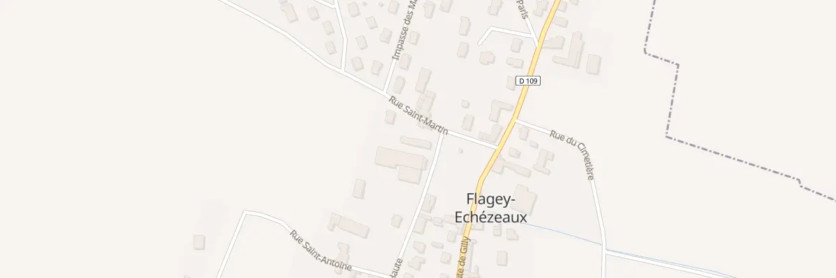 Plan du 21 Rue Haute à Flagey-Echézeaux