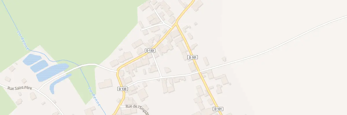 Plan du 40B Rue de la Pompadour à Autreville-sur-la-Renne
