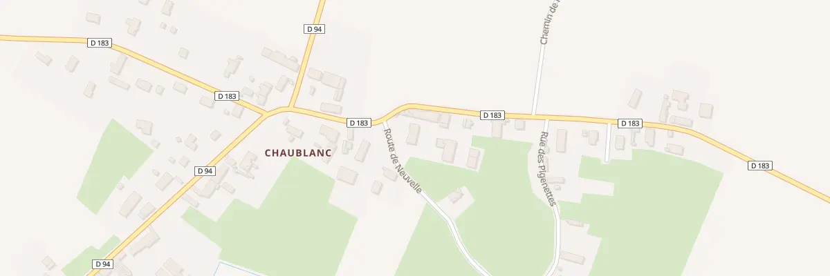 Plan du 5046 Chaublanc à Saint-Gervais-en-Vallière