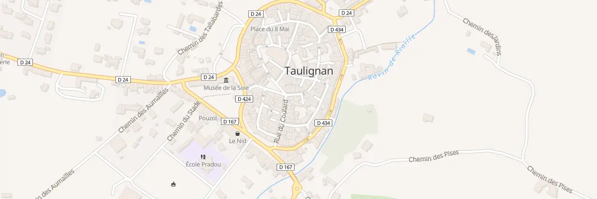 Plan du 27 Rue des Fontaines à Taulignan