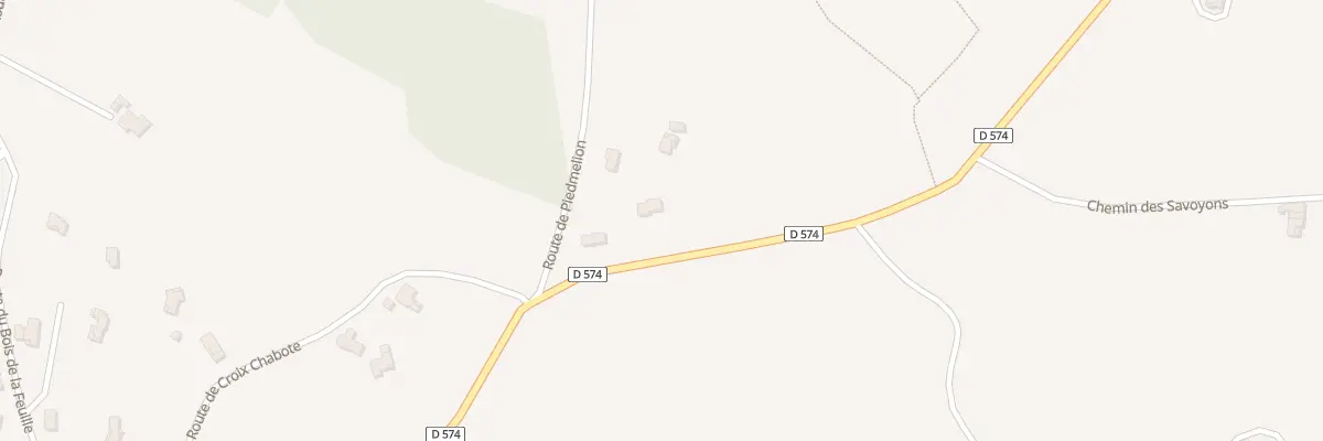 Plan du 835 Rte de Saint-donat à Saint-Bardoux