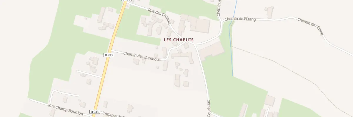 Plan du 200 Che des Bambous à Sermoyer