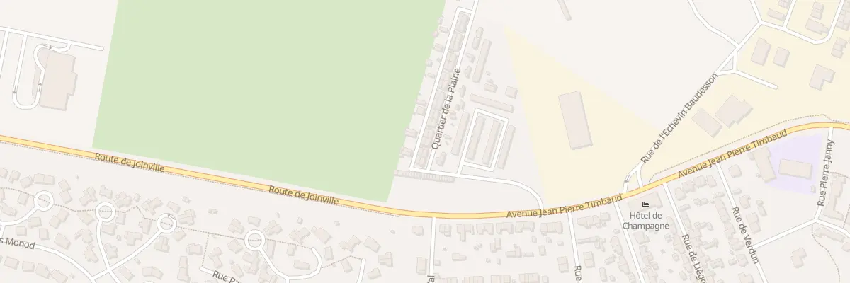 Plan du 6 Qua de la Plaine à Saint-Dizier