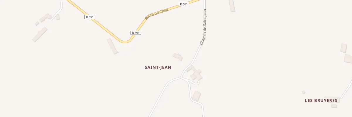 Plan du 5068 Saint Jean à Autichamp