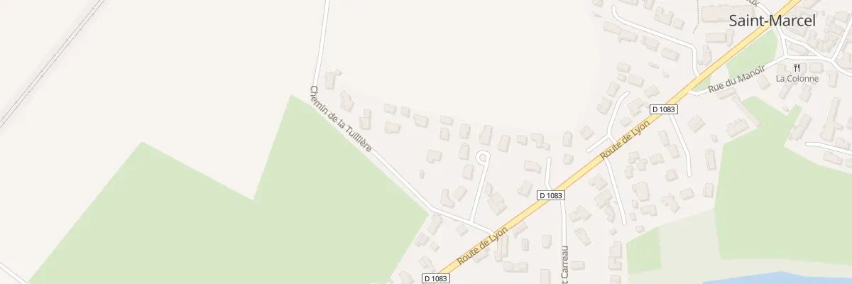 Plan du 134 Che de la Tuillière à Saint-Marcel