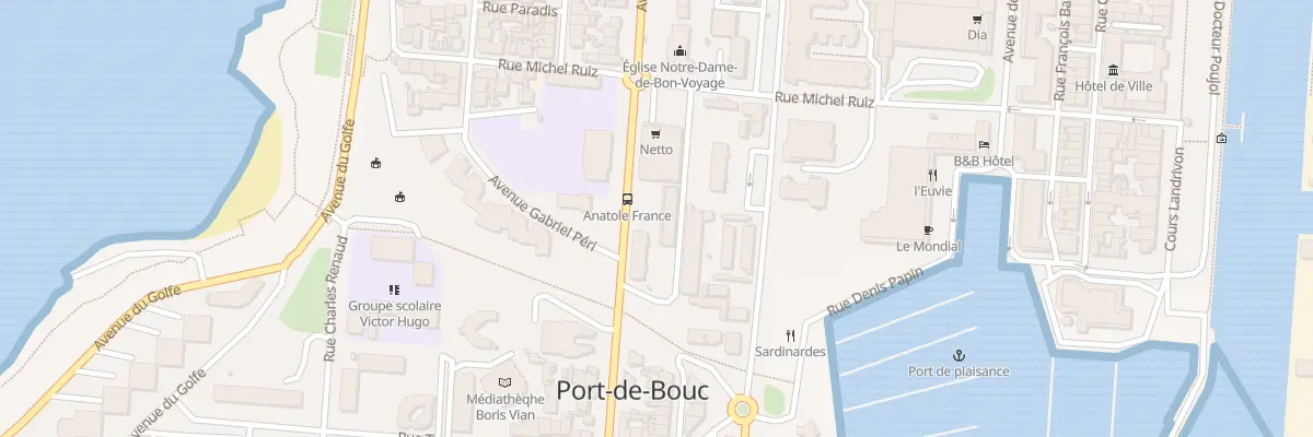 Plan du 9001 Res Anatole France à Port-de-Bouc