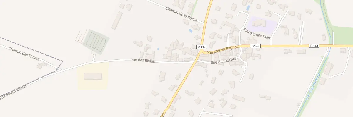 Plan du 8 Rue des Riviers à Montélier