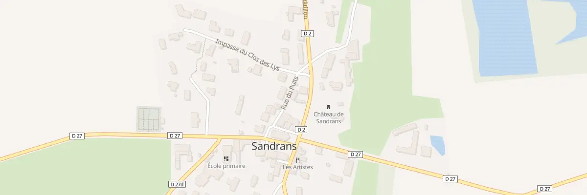 Plan du 71 Rue du Puits à Sandrans