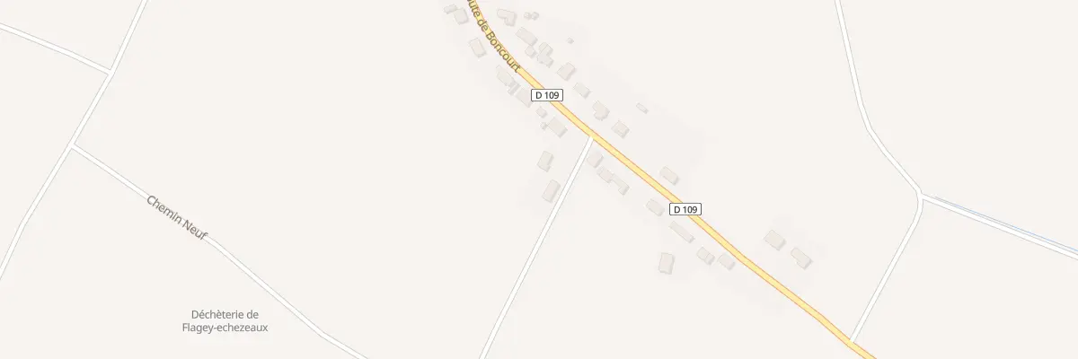 Plan du 2 Che Neuf à Flagey-Echézeaux
