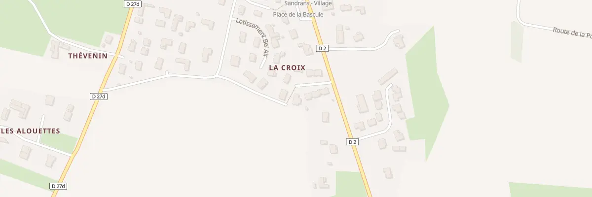 Plan du 53 Lot de la Croix à Sandrans