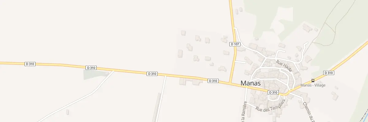 Plan du 130B Rte de Cleon d’Andran à Manas