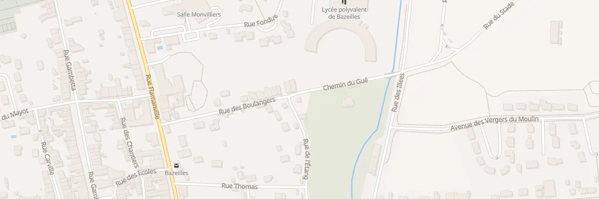 Plan du 5059 Rue des Boulangers à Bazeilles