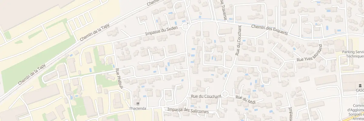 Plan du 564 Che des Exquerts à Monteux