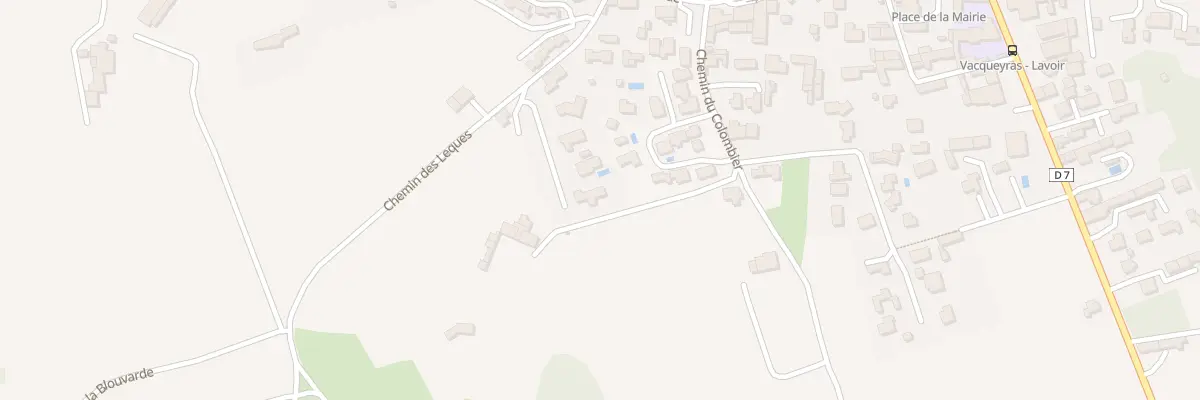 Plan du 147E Lot Les Terrasses des Lecques à Vacqueyras