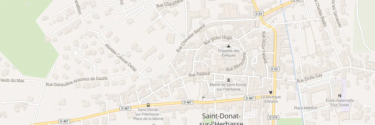 Plan du 3 Rue Victor Hugo à Saint-Donat-sur-l’Herbasse