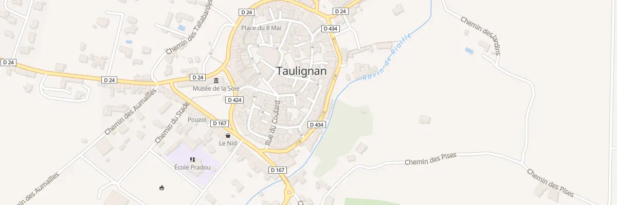 Plan du 5533 Le Bourg à Taulignan