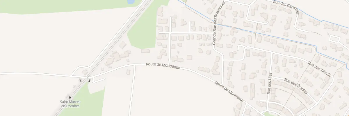 Plan du 436 Rte de Monthieux à Saint-Marcel