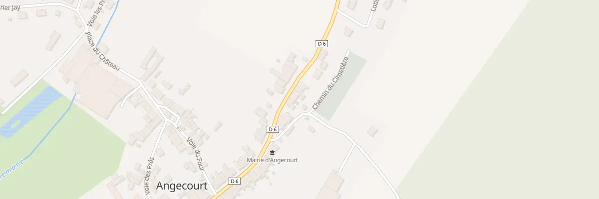 Plan du 13 Rue St Medard à Angecourt