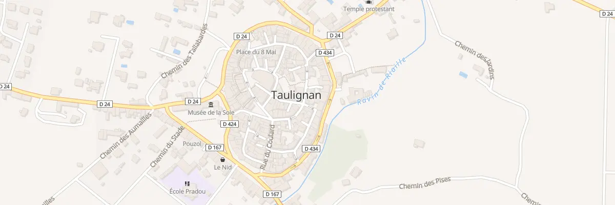 Plan du 15 Rue des Fontaines à Taulignan