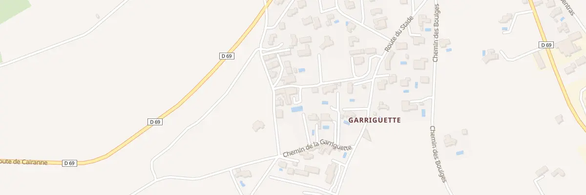 Plan du 5105 La Garriguette à Rasteau