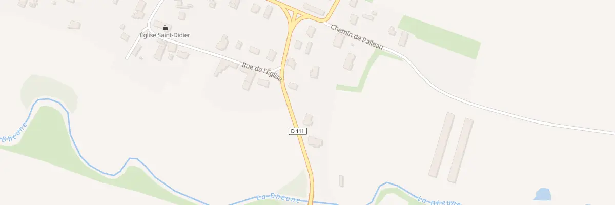 Plan du 7 Rue du Pont à Chevigny-en-Valière