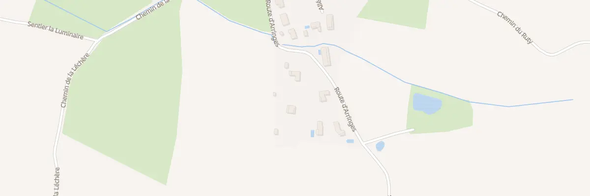 Plan du 1068 Rte d’Arringes à Saint-Cyr-sur-Menthon