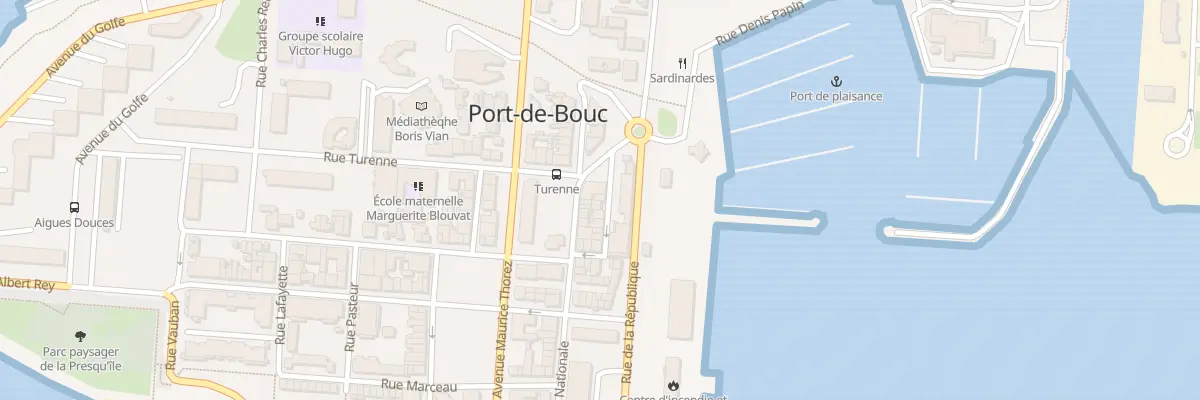 Plan du 2 Rue Jean Bart à Port-de-Bouc