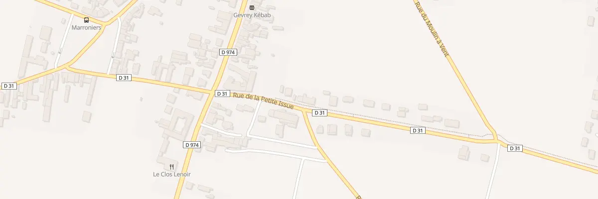Plan du 7 Rue de la Petite Issue à Gevrey-Chambertin