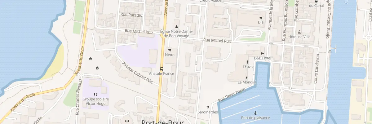 Plan du 1 Rue Laparra à Port-de-Bouc
