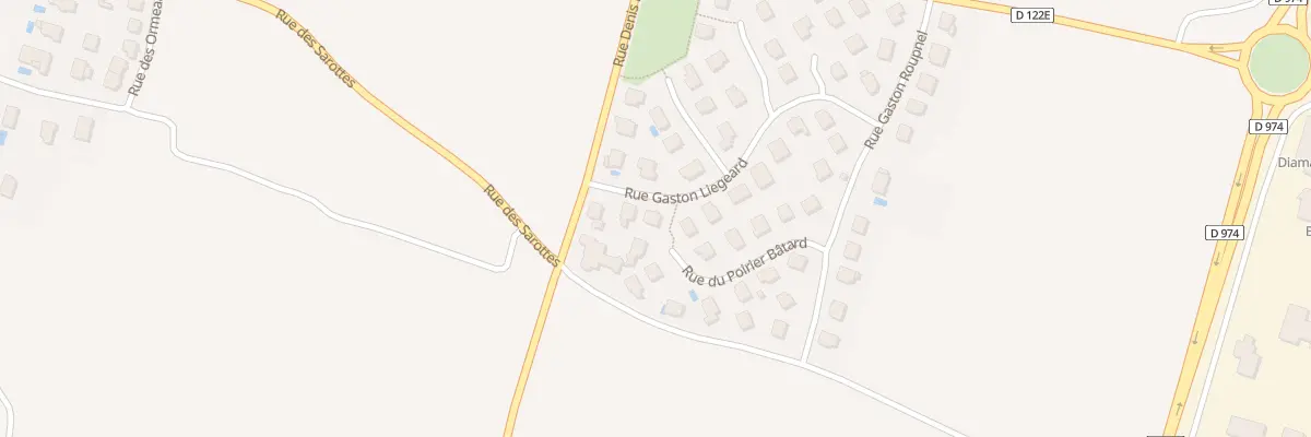 Plan du 4 Rue Gaston Liegeard à Fixin