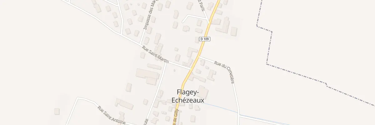 Plan du 15 Rte de Gilly à Flagey-Echézeaux