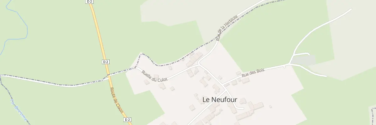 Plan du 2 Rle du Culot au Neufour