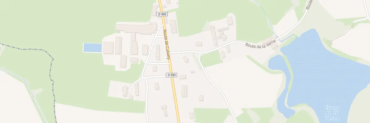Plan du 2 Rte de la Verne à Baudrières