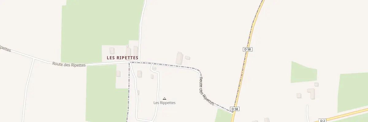 Plan du 200 Vc Les Ripettes Les Raviers à Saint-Bénigne