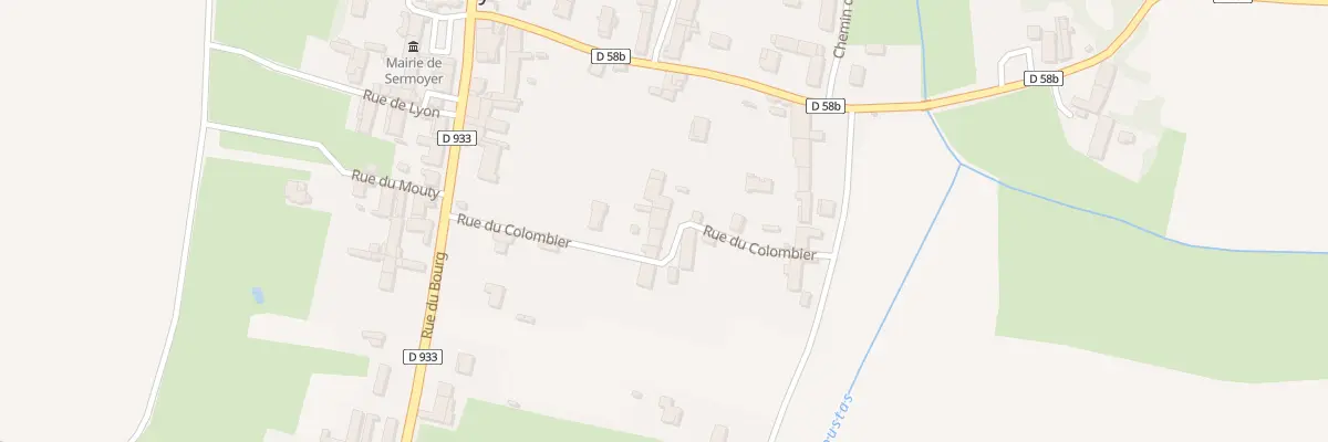 Plan du 203 Rue du Colombier à Sermoyer