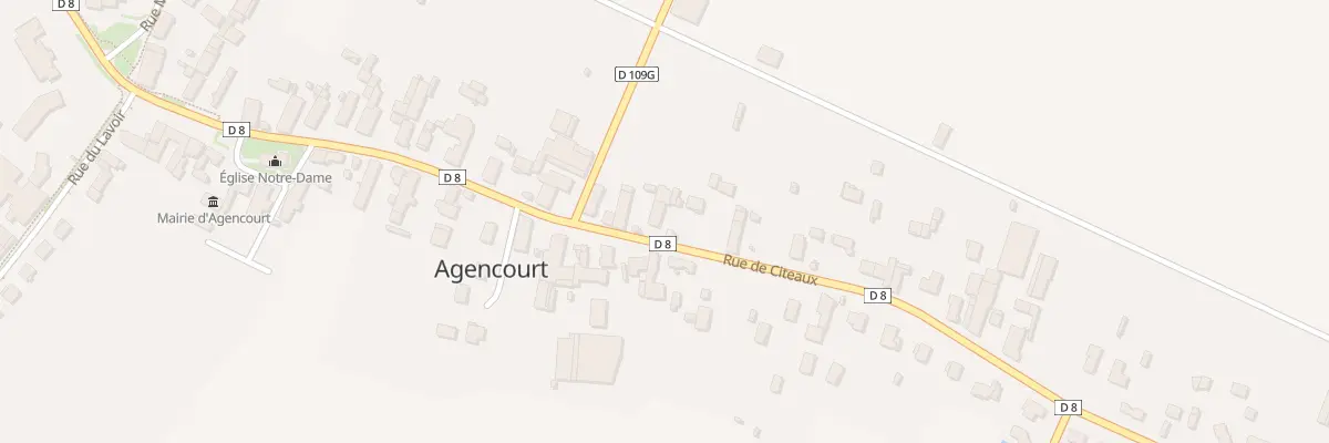 Plan du 5 Rue de Citeaux à Agencourt