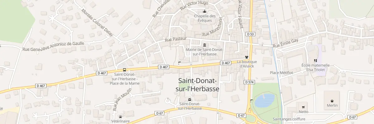 Plan du 28 Av Georges Bert à Saint-Donat-sur-l’Herbasse