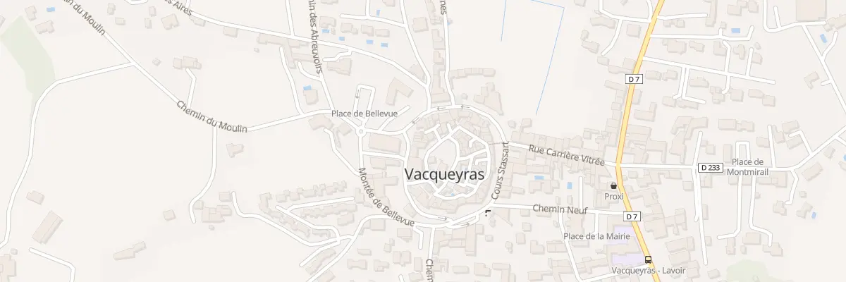 Plan du 5165 Village à Vacqueyras