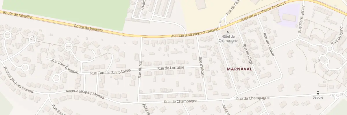 Plan du 23 Rue de Lorraine à Saint-Dizier