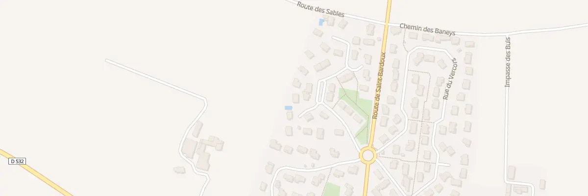 Plan du 9015 Rue Georges Brassens à Granges-les-Beaumont