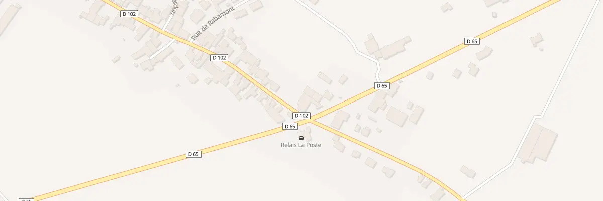 Plan du 2 Rue du Marechal Leclerc à Bricon