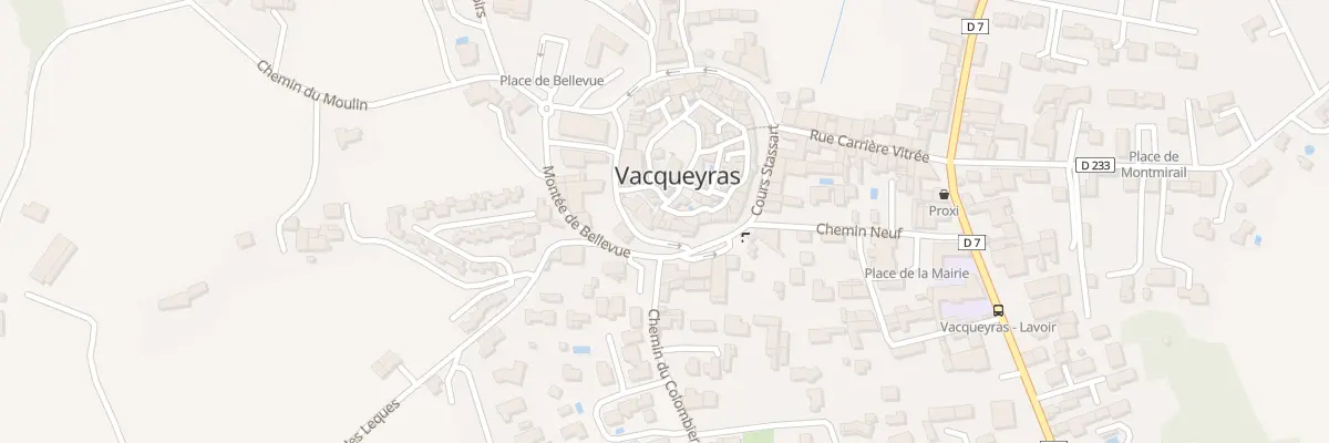 Plan du 5204 Village à Vacqueyras