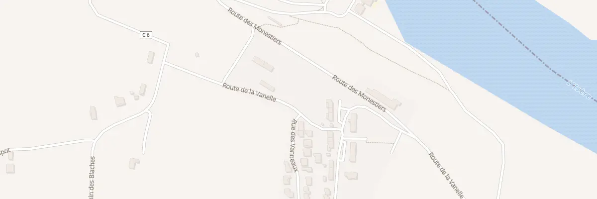 Plan du 990 Rte de la Vanelle à Châteauneuf-sur-Isère