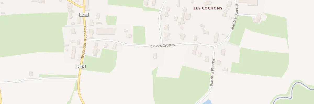 Plan du 10 Rue des Orgères à Saint-Germain-du-Plain